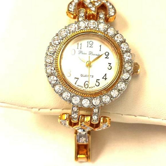 Crystal Studded Luxury Watch